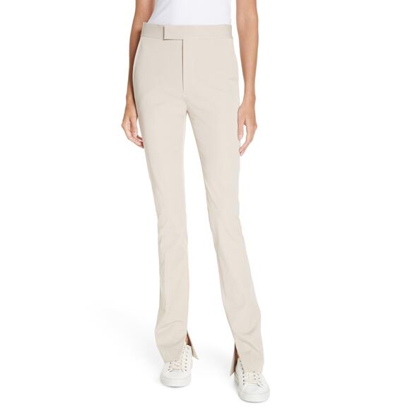 Helmut Lang Rider Legging Pant w/ Slit in Oatmeal - Picture 10 of 11